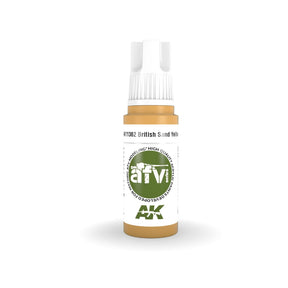 AK Interactive - 3 Gen Acrylics - British Sand Yellow 17ml