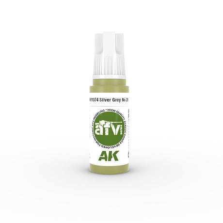 AK Interactive - 3 Gen Acrylics - Silver grey No.28 17ml
