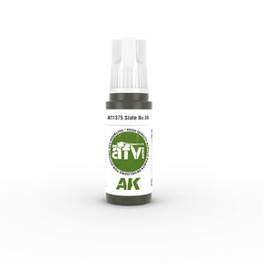 AK Interactive - 3 Gen Acrylics - Slate No.34 17ml