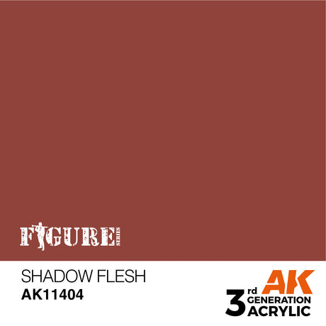 AK Interactive - 3 Gen Figures Acrylics - Shadow Flesh 17ml