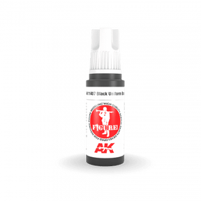 AK Interactive - 3 Gen Figures Acrylics - Black Uniform Base 17ml