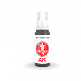 AK Interactive - 3 Gen Figures Acrylics - Dark Green 17ml
