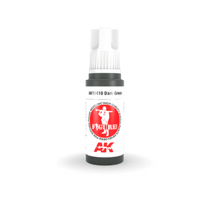 AK Interactive - 3 Gen Figures Acrylics - Dark Green 17ml