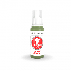 AK Interactive - 3 Gen Figures Acrylics - Light Green 17ml