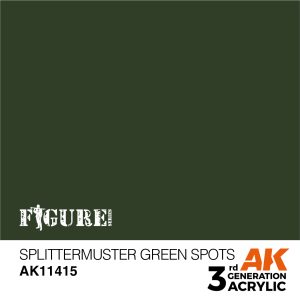 AK Interactive - 3 Gen Figures Acrylics - Splittermuster Green Spots 17ml