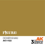 AK Interactive - 3 Gen Figures Acrylics - Ocher Khaki 17ml