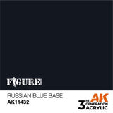 AK Interactive - 3 Gen Figures Acrylics - Russian Blue Base 17ml