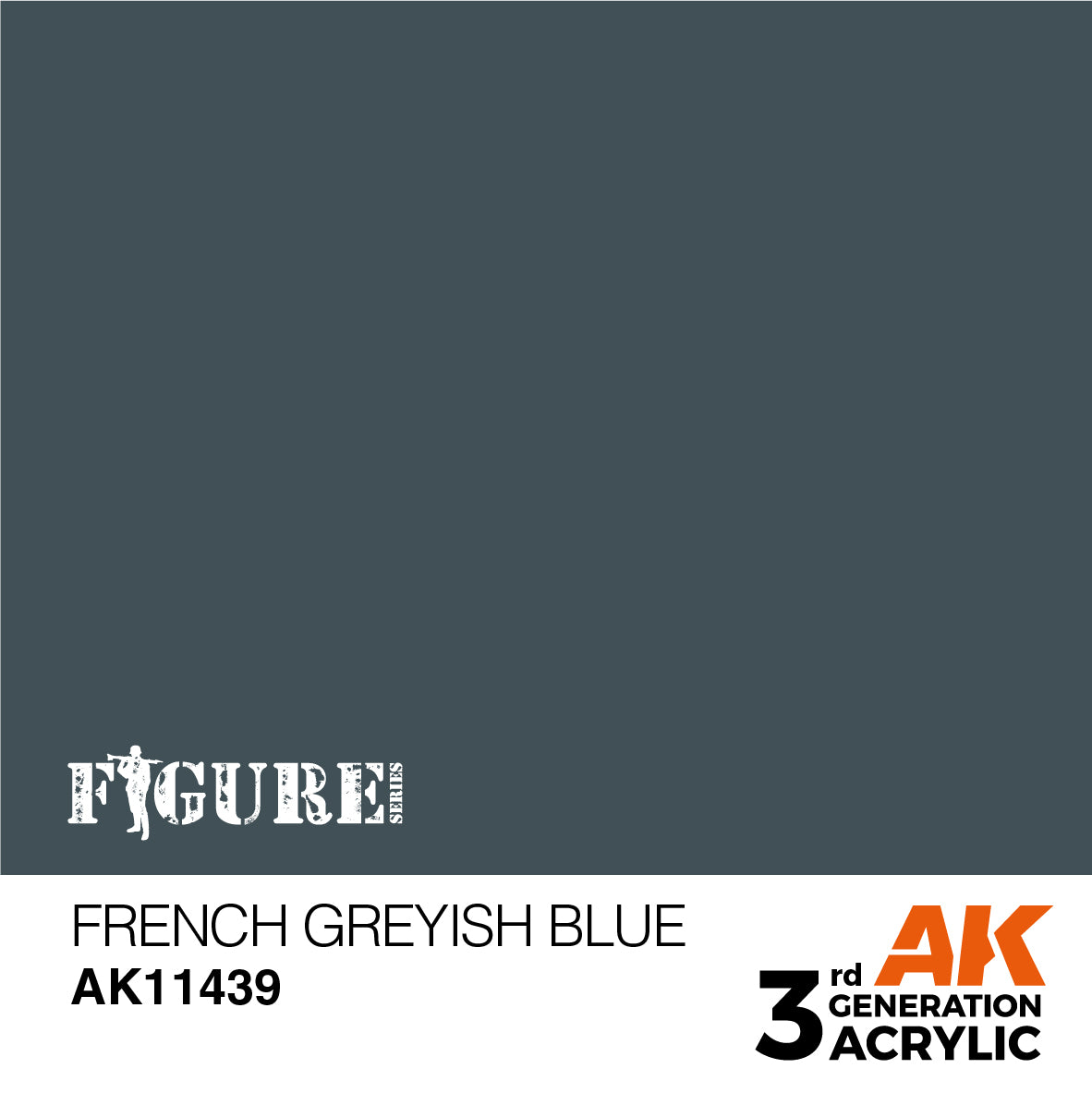 AK Interactive - 3 Gen Figures Acrylics - French Greyish Blue 17ml