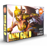 AK Interactive - 3 Gen Sets - Non Metallic Metal - Gold