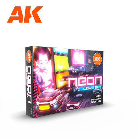 AK Interactive - 3 Gen Sets - Neon Colors