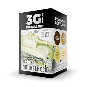 AK Interactive - 3 Gen Acrylics - Modulation German Dunkelgelb 17ml