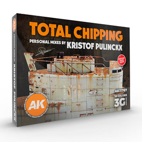 AK Interactive - 3 Gen Sets - Total Chipping Kristof Pulinckx Set