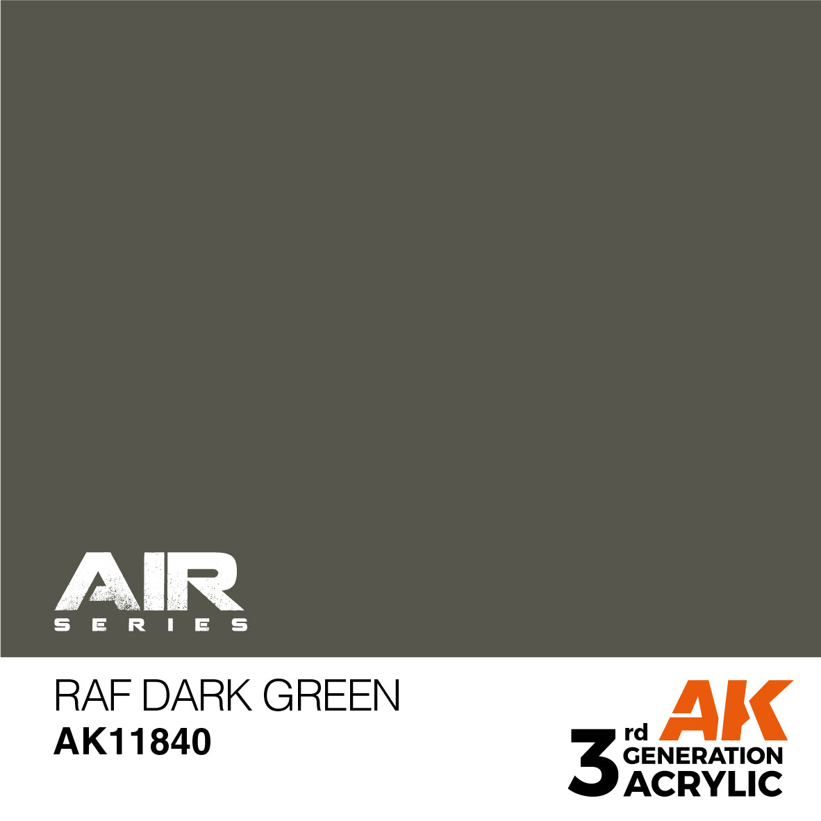 AK Interactive - 3 Gen Acrylics - Raf Dark Green 17ml