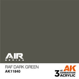 AK Interactive - 3 Gen Acrylics - Raf Dark Green 17ml