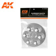 AK Interactive - Complements - Aluminium Pallete 6 Wells