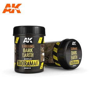 AK Interactive - Dioramas - Terrains Dark Earth 250ml