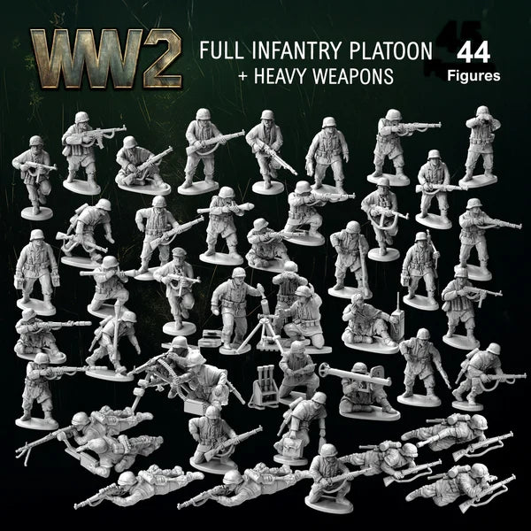 Victrix Miniatures - Late War German Infantry and Heavy Weapons 1944-1945