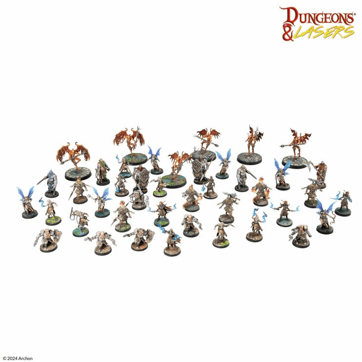 Dungeons & Lasers: Miniatures - Armies Of Deuslair