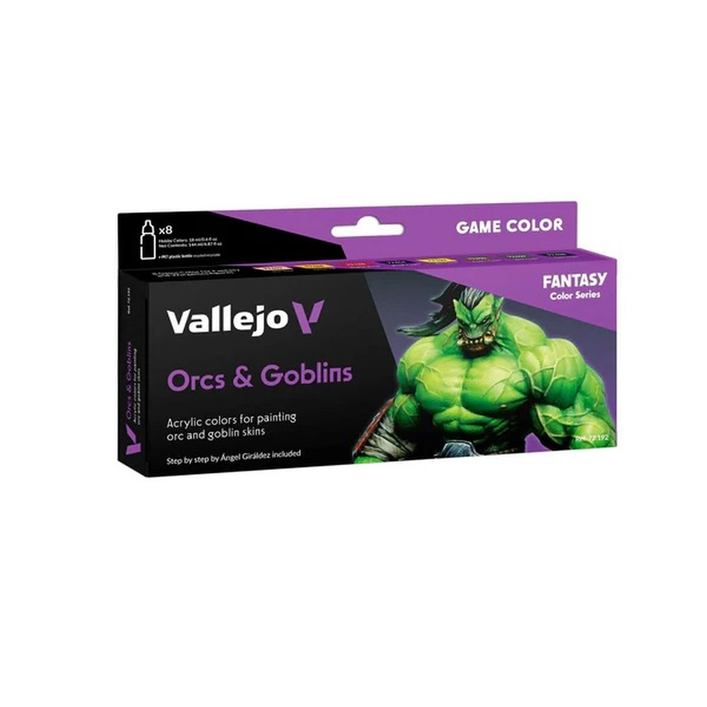 Vallejo - Game Colour - Orcs & Goblins 8 Colour Set