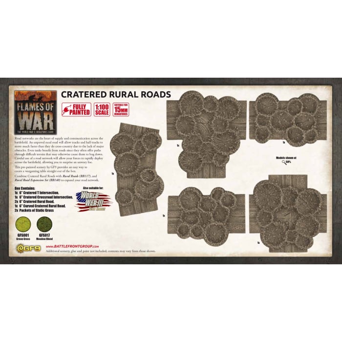 Battlefield in a Box - Cratered Rural Roads