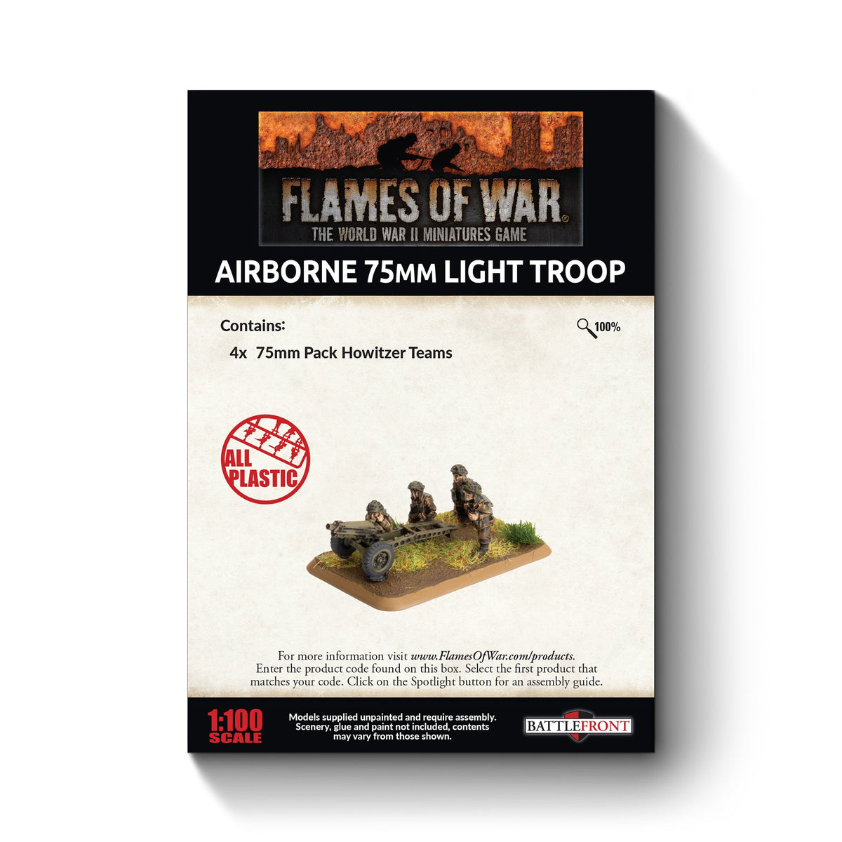 Flames Of War - British: Airborne 75mm Light Troop