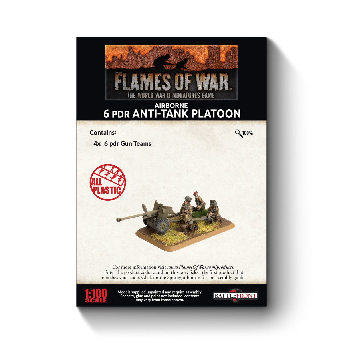 Flames Of War - British: Airborne 6 pdr Anti-tank Platoon