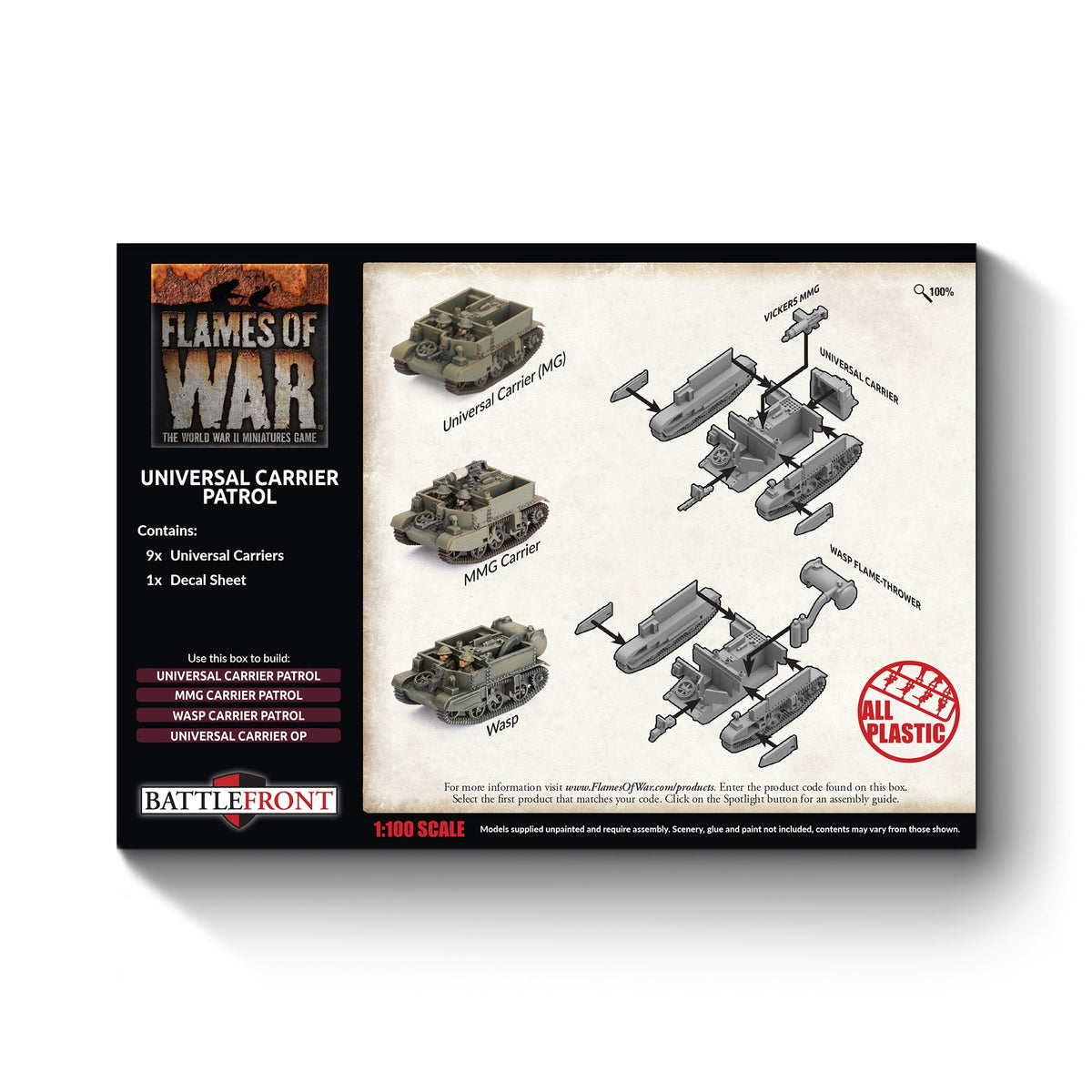 Flames Of War - British: Universal Carrier Patrol