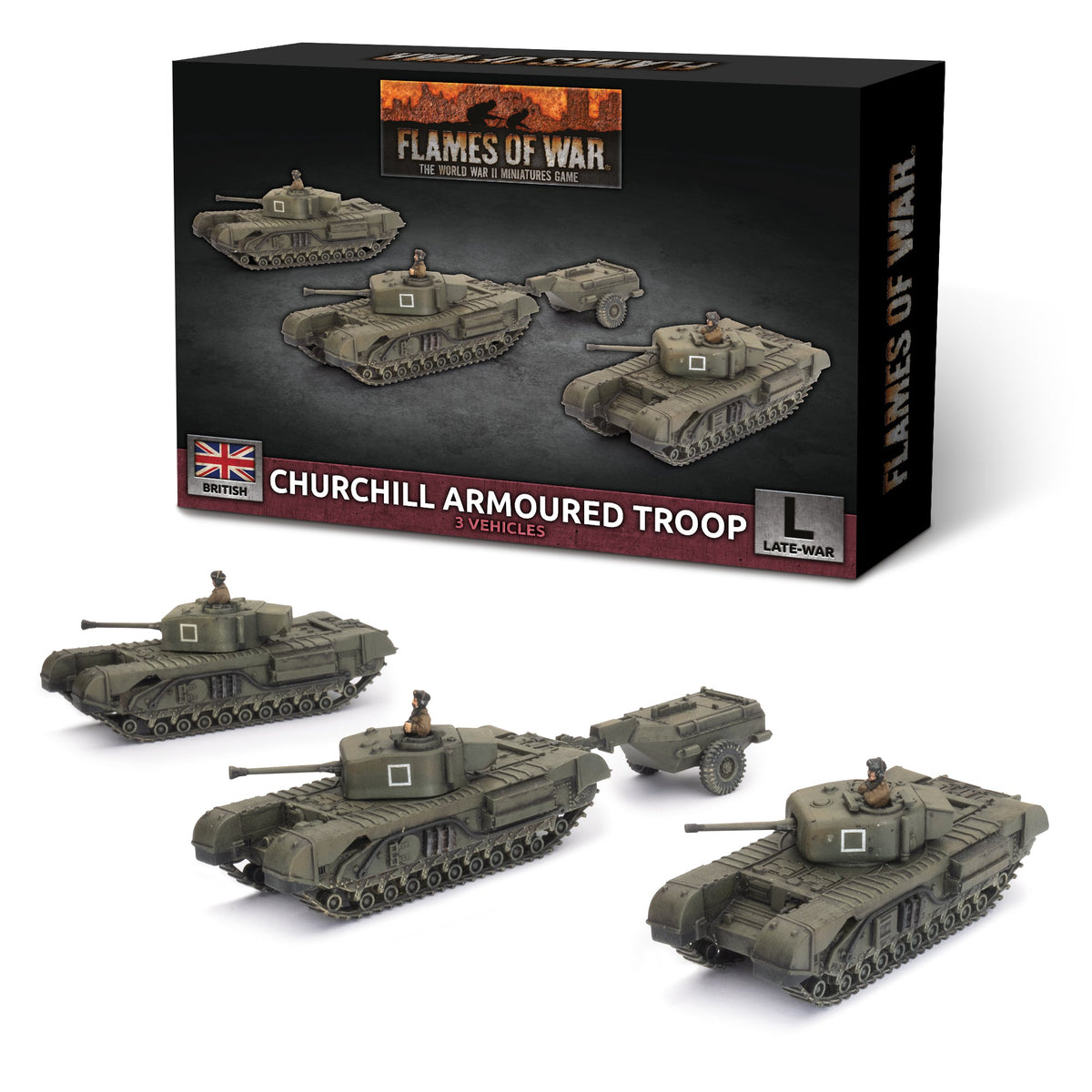 Flames Of War - British: Churchill Armoured Troop