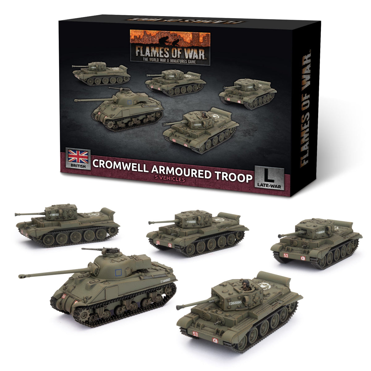 Flames Of War - British: Cromwell Armoured Troop