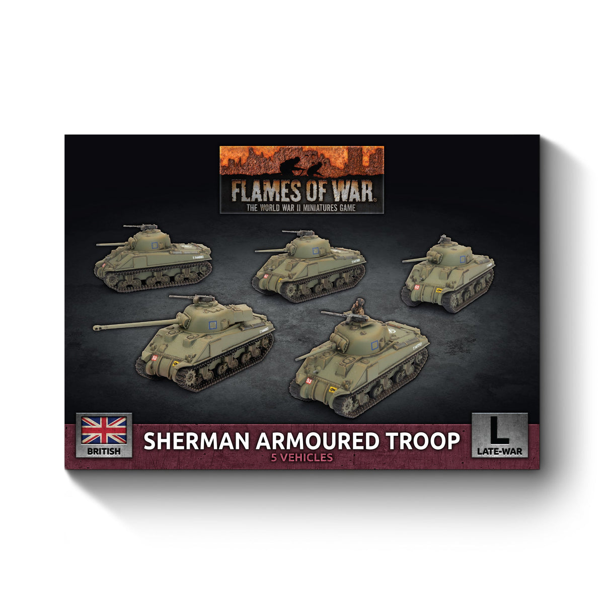 Flames Of War - British: Sherman Armoured Troop