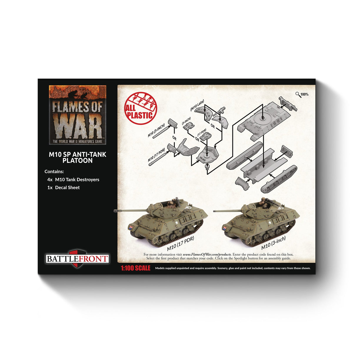 Flames Of War - British: M10 SP Anti-tank Troop
