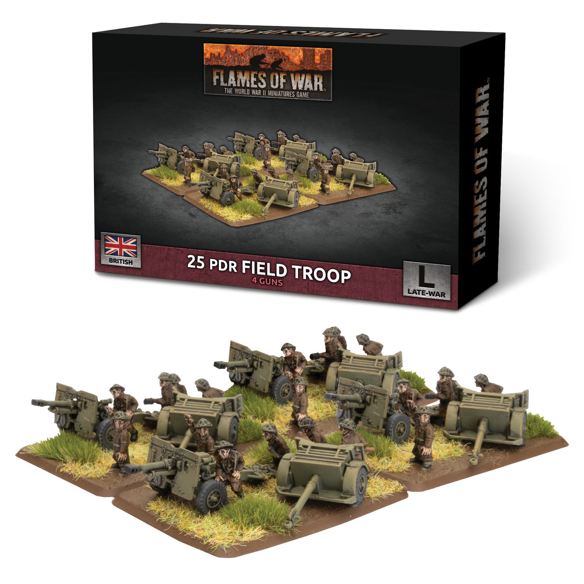 Flames Of War - British: 25 pdr Field Troop