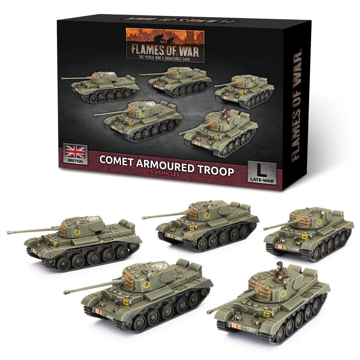 Flames Of War - British: Comet Armoured Troop