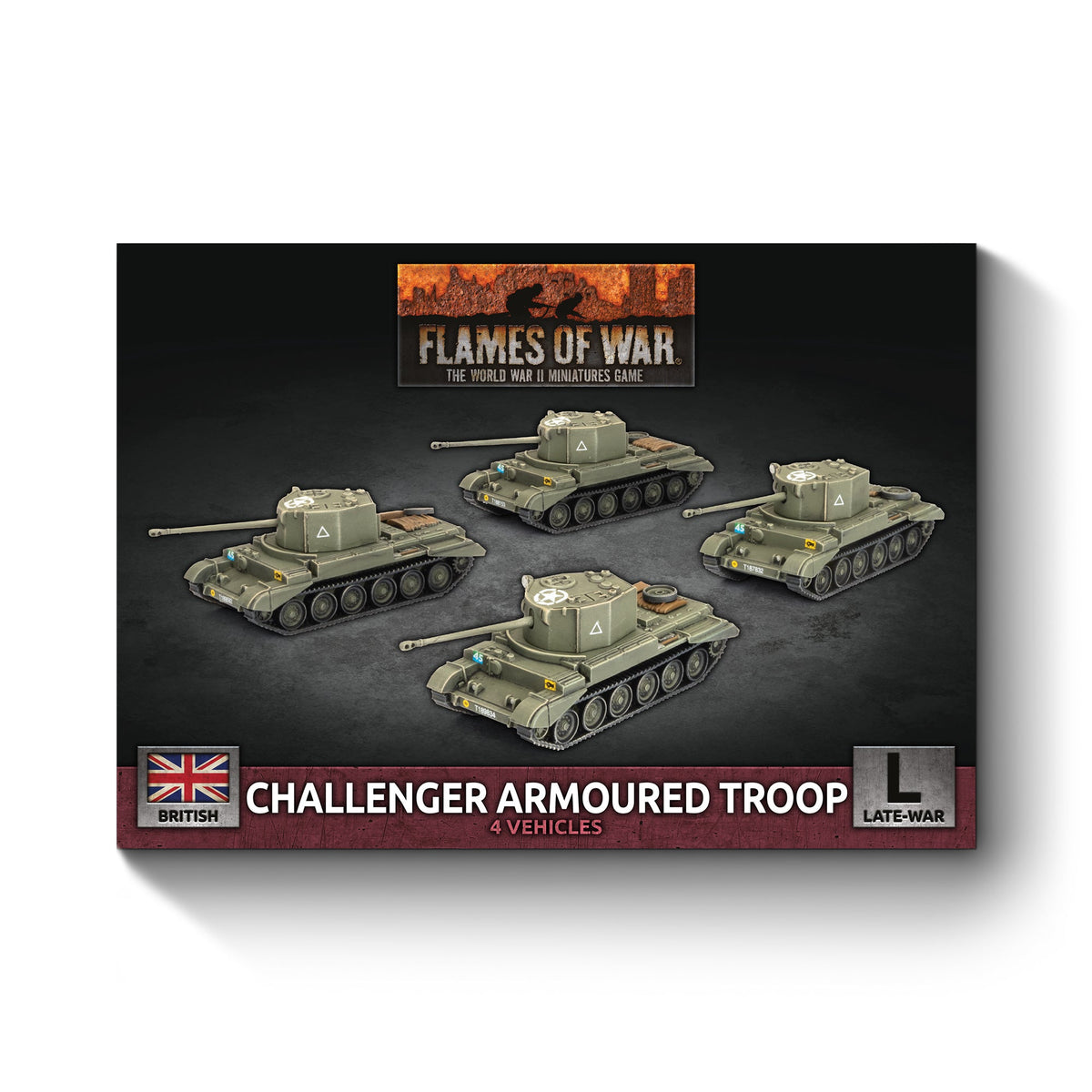 Flames Of War - British: Challenger Armoured Troop