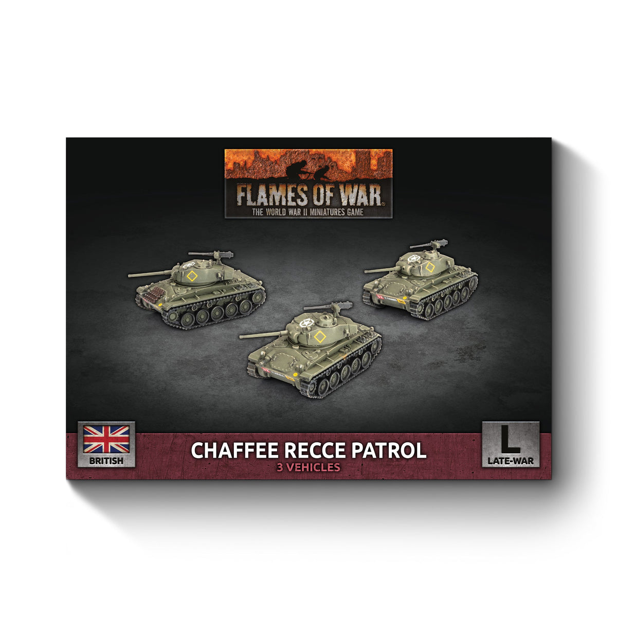 Flames Of War - British: Chaffee Recce Patrol