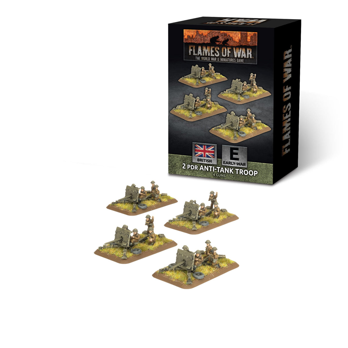 Flames Of War - British: 2 pdr Anti-tank Troop