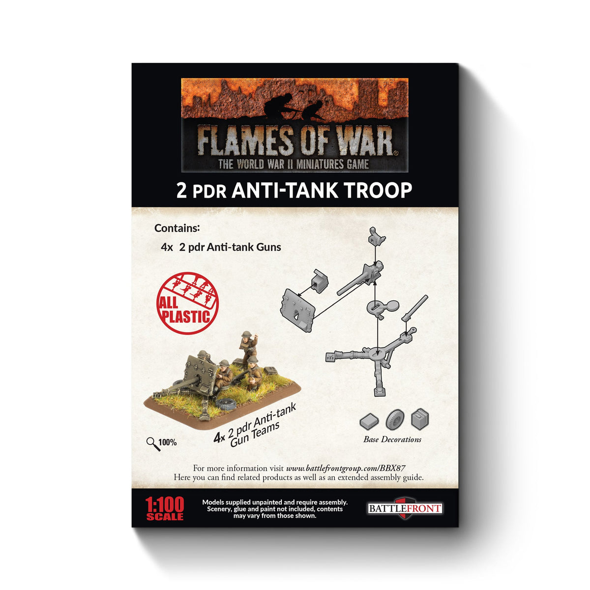 Flames Of War - British: 2 pdr Anti-tank Troop