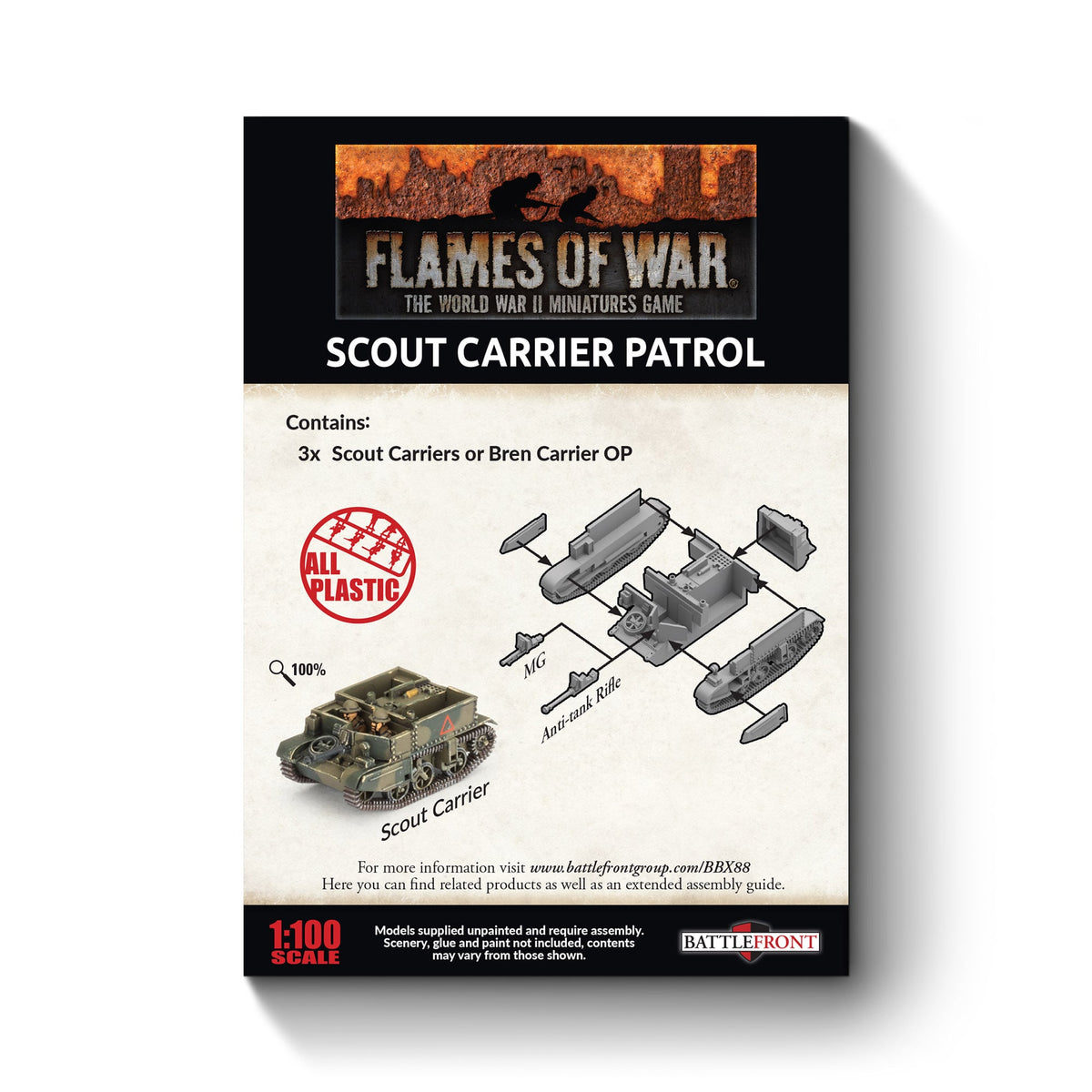 Flames Of War - British: Scout Carrier Patrol