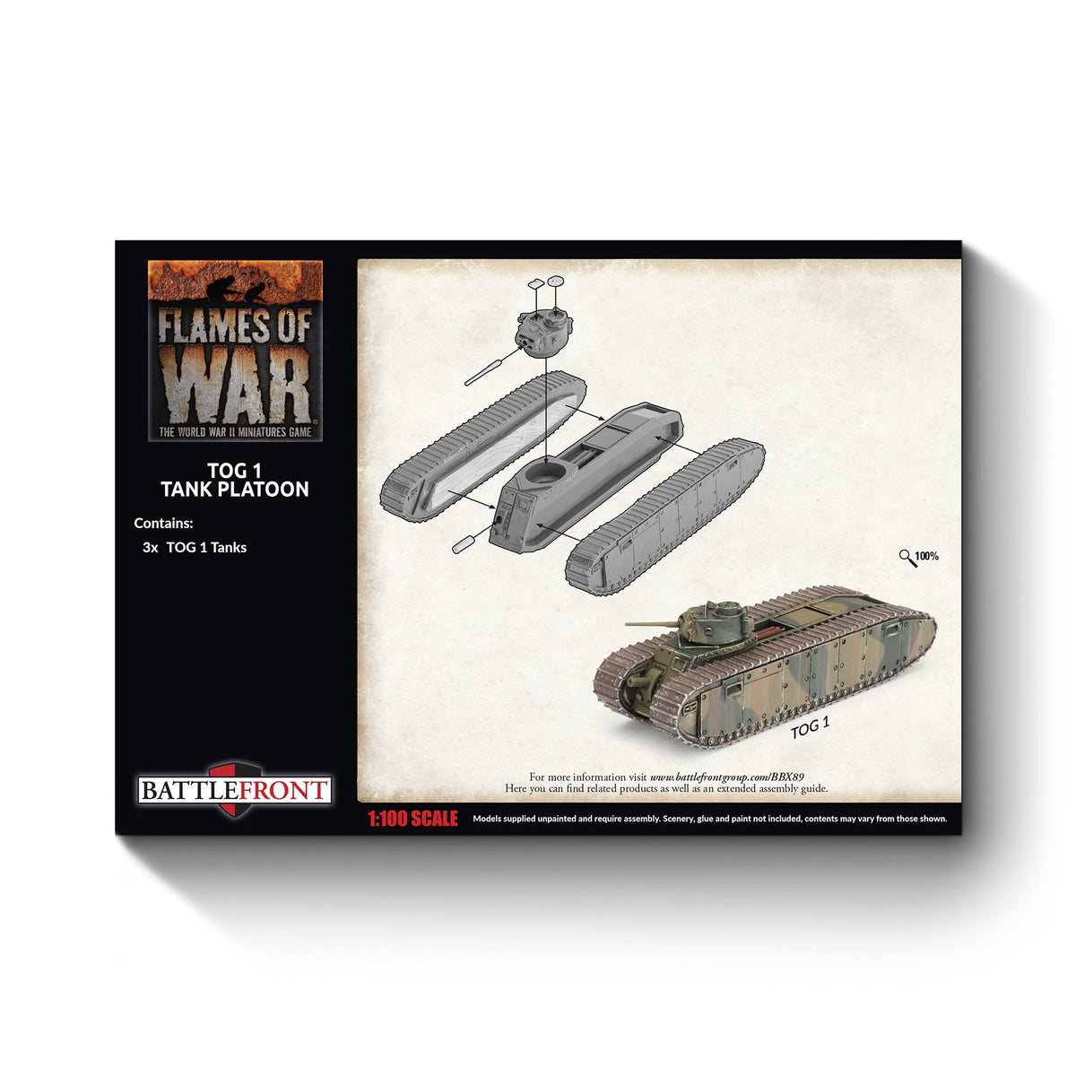 Flames Of War - British: TOG I Tank Platoon