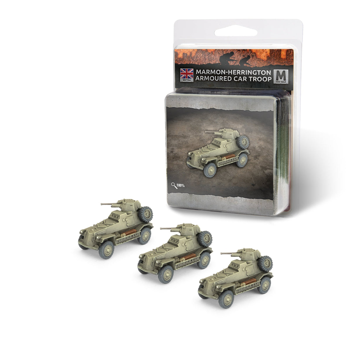 Flames Of War - British: Marmon-Herrington Armoured Car Troop