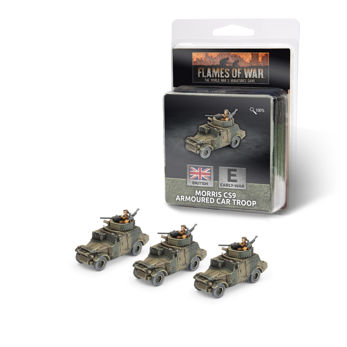 Flames Of War - British: Morris CS9 Armoured Car Troop