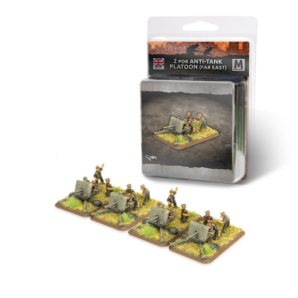 Flames Of War - British: 2 pdr Anti-tank Platoon (Far East)