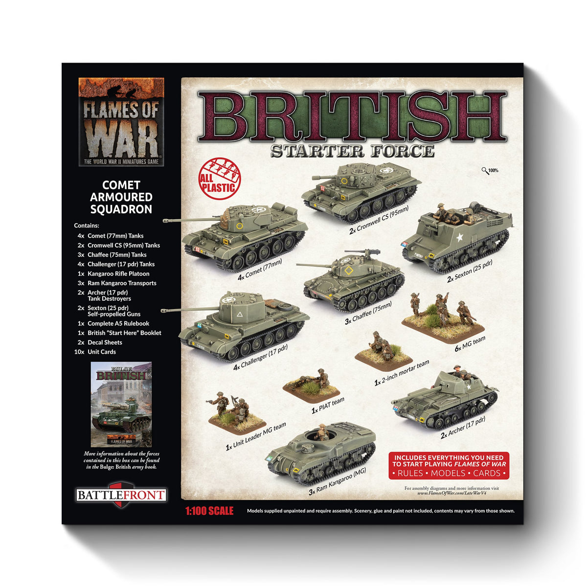 Flames Of War - British Starter Force: Comet Armoured Squadron