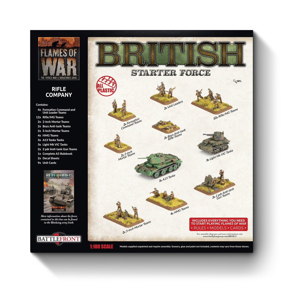Flames Of War - British Starter Force: Rifle Company