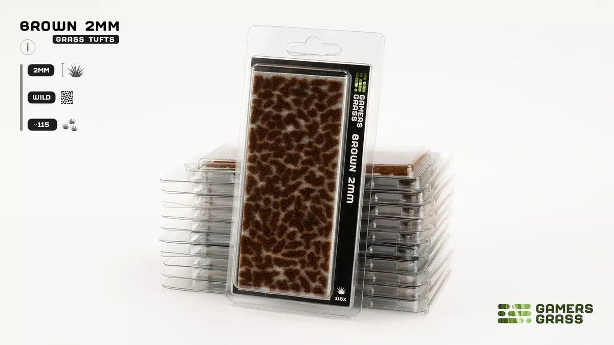 Gamers Grass - Brown (2mm)