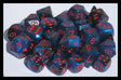 CHX 26458 Gemini Starlight Black/Red 7-Die Set