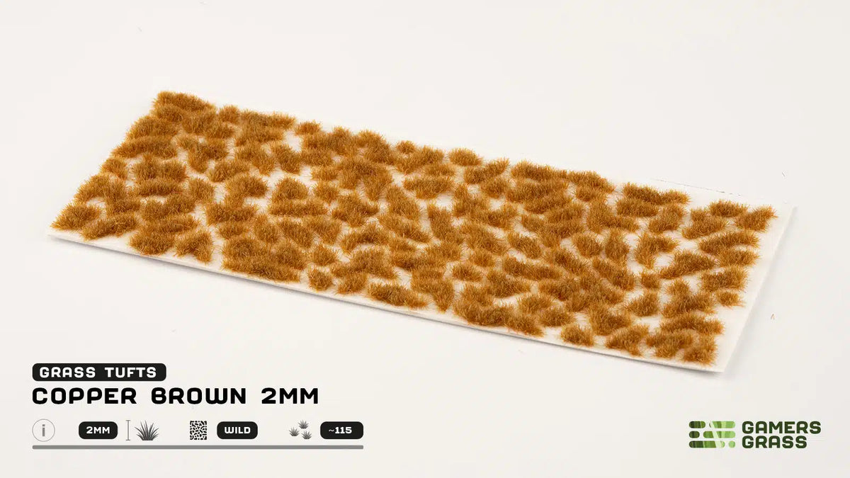 Gamers Grass - Copper Brown (2mm)