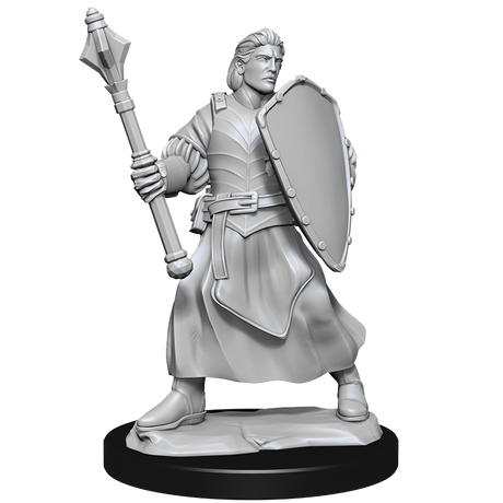 Critical Role Unpainted Miniatures Human Clovis Concord Cleric Male