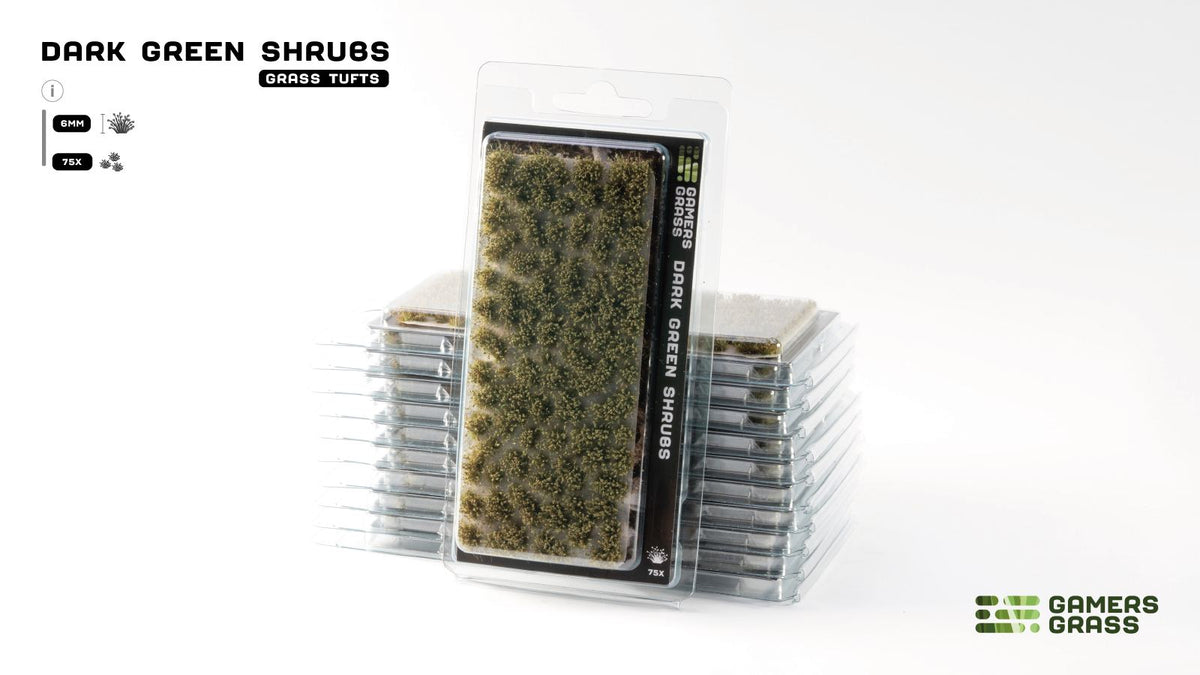 Gamers Grass - Dark Green Shrubs