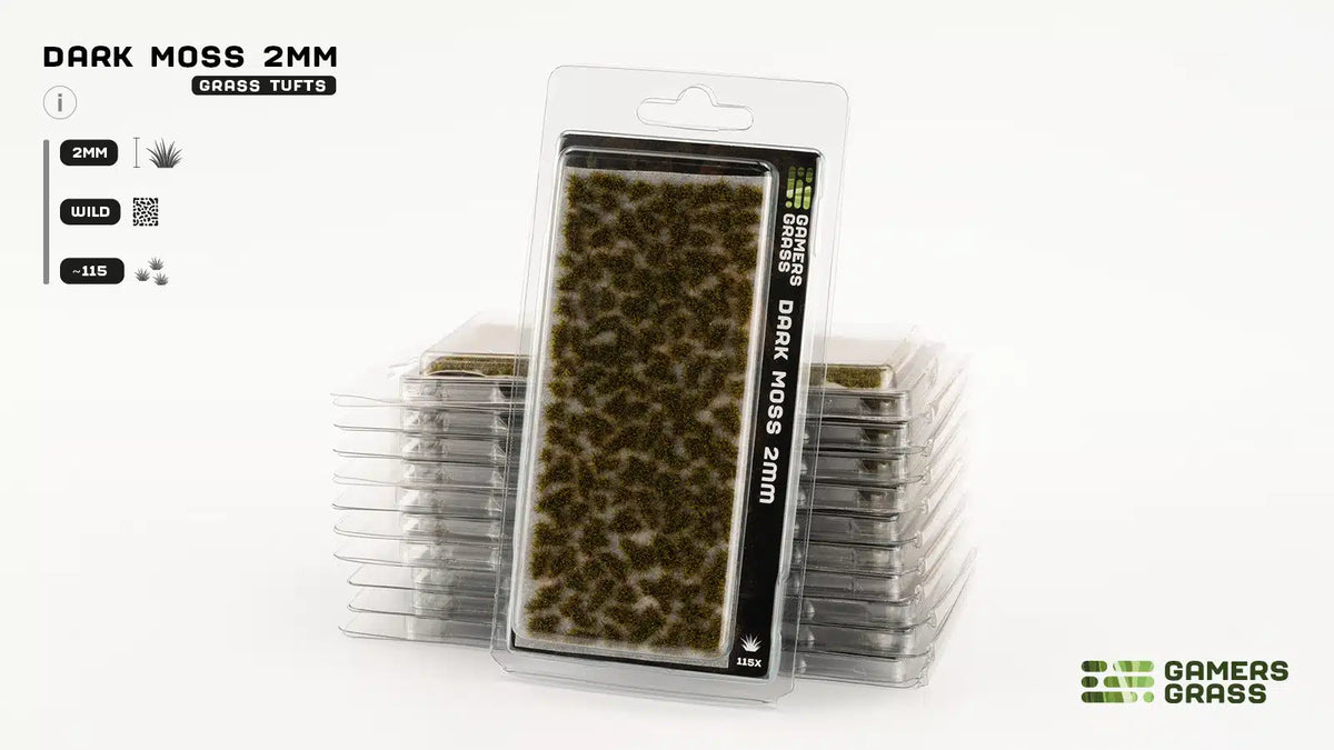 Gamers Grass - Dark Moss (2mm)